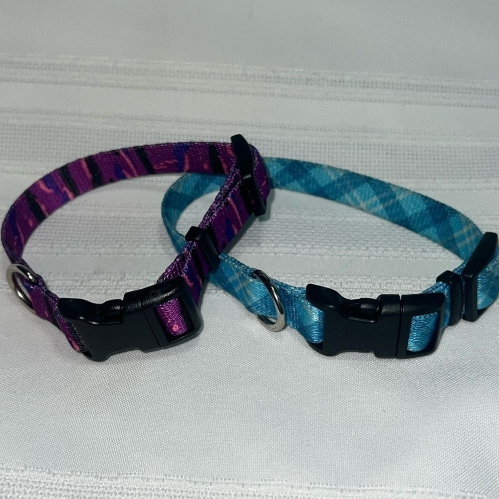 Dog Collars Adjustable Master Paws TWO EUC Sz S $5 ADD‎ ON with $15+ Bundle